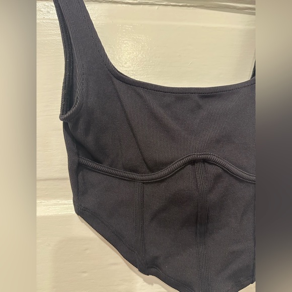 Pull&Bear Crop Corset Top - Picture 2 of 4
